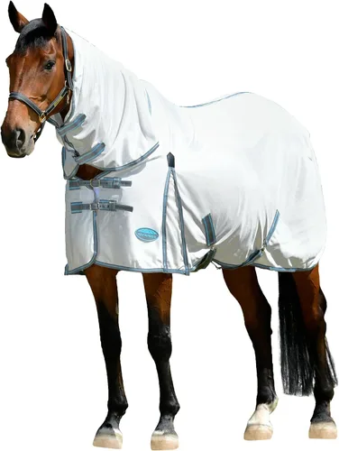 Vista 10 de WeatherBeeta ComFiTec Essential Mesh II - Cuello combinado, blanco/granate/gris, 75 pulgadas