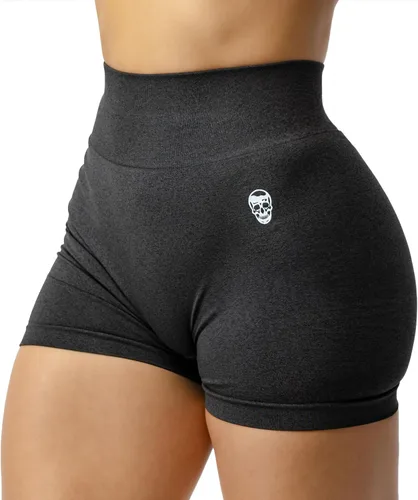 Vista 17 de Gymreapers Infinity Pantalones cortos de entrenamiento, sin costuras, de cintura alta, para mujer, pantalones cortos atléticos para gimnasio