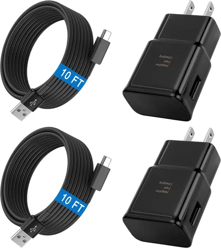 Vista 11 de Cable cargador tipo C para teléfono Android de carga rápida con cable USB C de 6.6 pies para Samsung Galaxy S10/S10e/S10+/S9/S9+/S8/S8+/S23/S22/S21