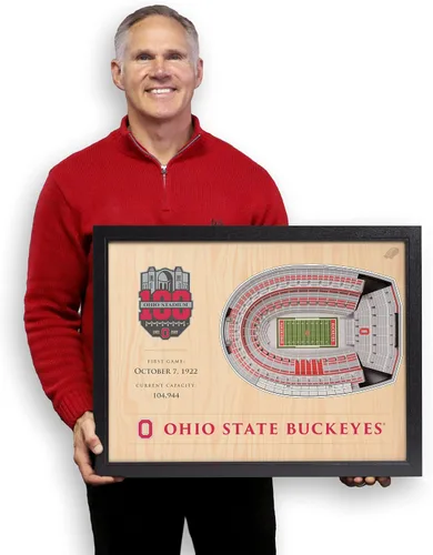 Vista 4 de YouTheFan NCAA Arte de Pared StadiumView de 25 Capas