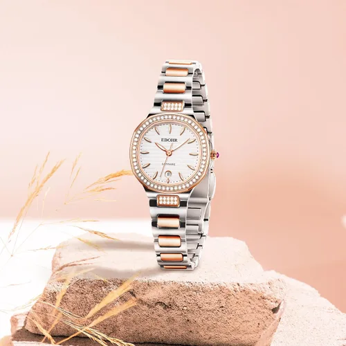 Vista 2 de Stylish Octagonal Case Women's Quartz Watch with 316L Stainless Steel Band Luminous Dial and Hands Face Perfect for Urban Fashion and Independent