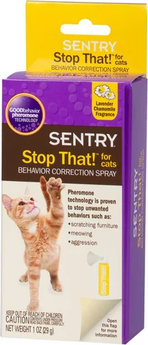 Vista 3 de Spray corrector del comportamiento, para gatos, 1 onza, de Sentry