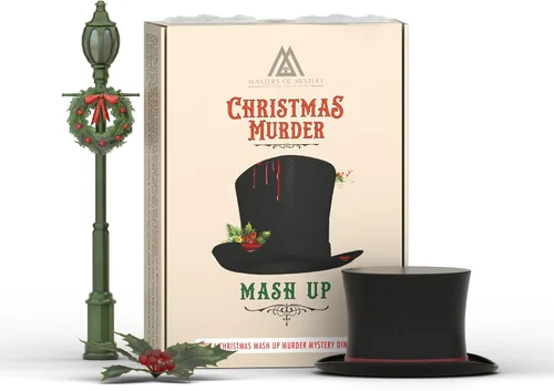 Vista 6 de Masters of Mystery Juego de cena de misterio de asesinato de Navidad victoriana - Juego de fiesta de Whodunnit para adultos - 4 a 20 jugadores