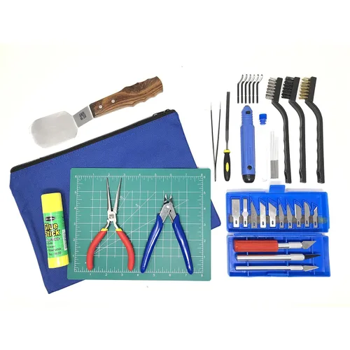 Vista 10 de Kit de herramientas de impresora 3D de grado profesional: todas las herramientas y accesorios de impresión 3D necesarios para quitar, limpiar