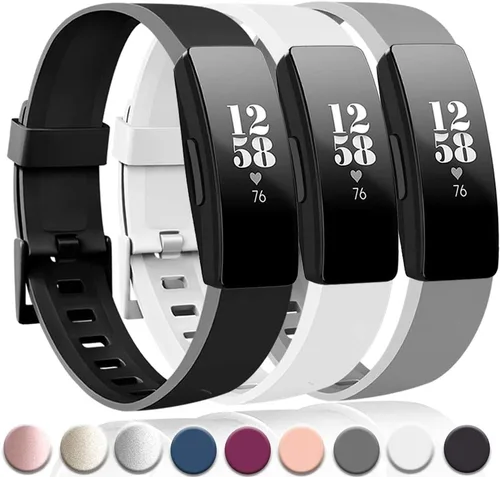 Vista 12 de Tobfit - Correas de reloj deportivas compatibles con Fitbit Inspire HR/Inspire/Ace 2 Fitness Tracker, para mujeres y hombres, pequeñas y grandes