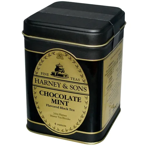 Vista 33 de Harney & Sons Té suelto Black Cask en lata, Bourbon, 4 oz