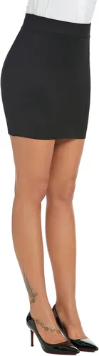 Vista 5 de Minifalda elástica de cintura alta para mujer, de 17 pulgadas