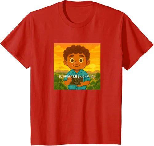 Vista 58 de Camiseta El Niño de la Cámara – Diseño Oficial del Cuento Ilustrado