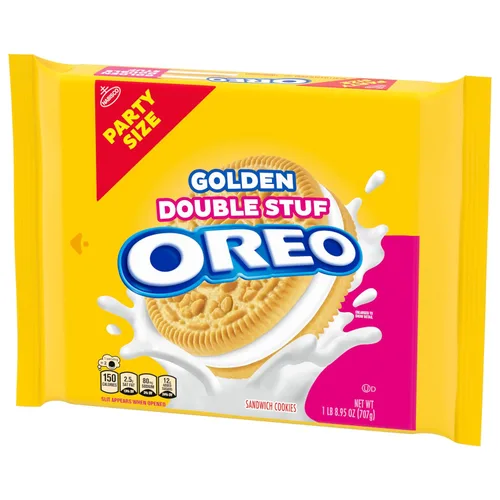 Vista 13 de OREO Double Stuf Golden Sandwich Galletas, tamaño fiesta, 24.95 oz
