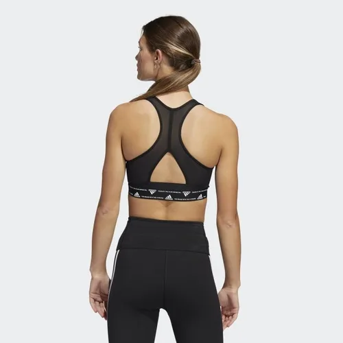 Vista 4 de adidas Sujetador Techfit de soporte medio Powerreact para mujer