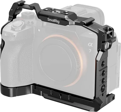 Vista 8 de SmallRig Kit avanzado de jaula A7 V / A7R V / A7 IV Para Sony Alpha 7R V/Alpha 7 IV/ Alpha 7 V, incluye un mango superior/mango lateral/abrazadera