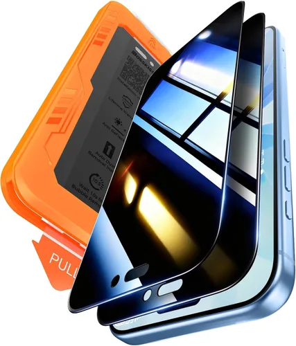 Vista 21 de BossKiss Protector de pantalla para iPhone 13 Pro Max/iPhone 14 Plus de 6.7 pulgadas, [dureza superior 9H+]