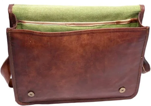 Vista 3 de TUZECH Bolso de cuero genuino hecho a mano vintage rústico cruzado cuerpo mensajero mensajero bolsa de regalo hombres mujeres su portátil, Marrón