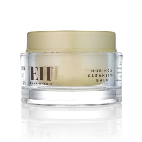 Vista 7 de Emma Hardie Kit de iniciación: Bálsamo limpiador de moringa de tamaño de viaje de 1.7 fl oz, tamaño de viaje, 0.5 fl oz de crema revitalizante Midas
