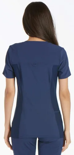 Vista 2 de Cherokee Camiseta quirúrgica de punto iflex con cuello en V para mujer