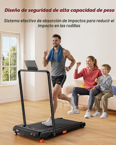 Vista 7 de Alfombra de Caminar con Inclinación, XBD - Caminadora para Debajo del Escritorio para Hogar y Oficina Pequeña, 2.5HP de Bajo Ruido, Portátil