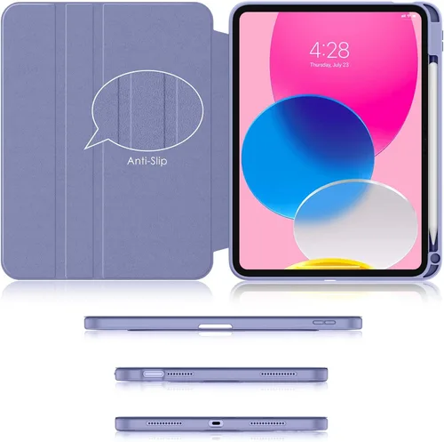 Vista 7 de Soke Funda giratoria para iPad (A16) de 11ª generación 2025, iPad de 10ª Lila Púrpura