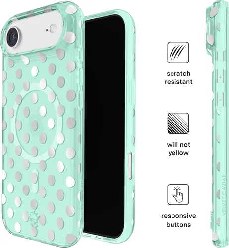 Vista 174 de VELVET CAVIAR Funda para iPhone 15, compatible con MagSafe, probada contra caídas de 10 pies, fundas protectoras de diseño, leopardo color rosa