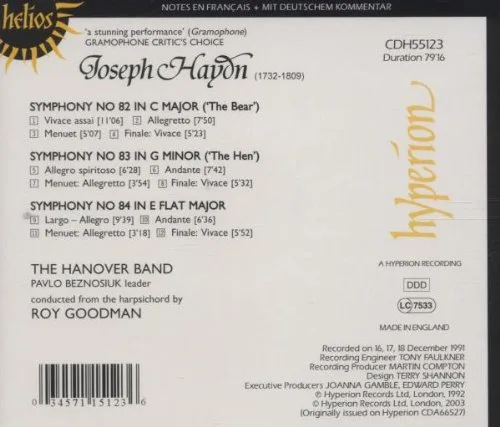 Vista 2 de Haydn Symphonies Nos.82-84
