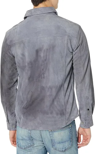 Vista 2 de BLANKNYC Chaqueta de gamuza de lujo para hombre, cómoda y elegante