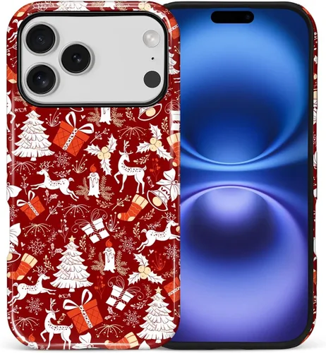 Vista 138 de Funda para iPhone 13 iPhone 14, a prueba de golpes, funda protectora híbrida de 2 capas, doble protección contra caídas, antiarañazos, diseño