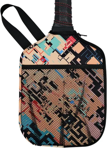 Vista 11 de HEYSKAY Pickleball Paddle Cover Pickleball Racket Sleeve Bag with Handle Strap Pickle-Ball Equipment Protective Paddle Sleeve with Mesh Pocket