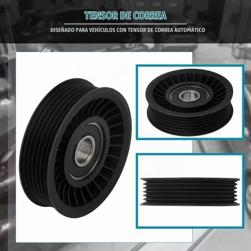 Vista 3 de IRONTEK 1L2E6C348AA Tensor de correa Polea tensora para Ford (2002-2005 Excursion/ 2002-2014 Expedition/2002-2010 F-150), para Jeep 2007-2018