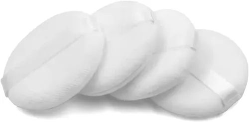 Vista 7 de 4 almohadillas de algodón para polvo, esponja de maquillaje suave para base de polvo suelto, almohadillas para la cara, base cosmética corporal 3.15