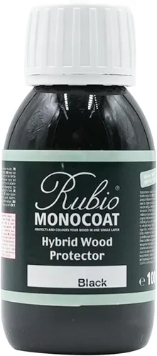 Vista 18 de Rubio Monocoat Protector de madera híbrido de 300 pies cuadrados - Chocolate Acabado de aceite de madera exterior, color y protección UV