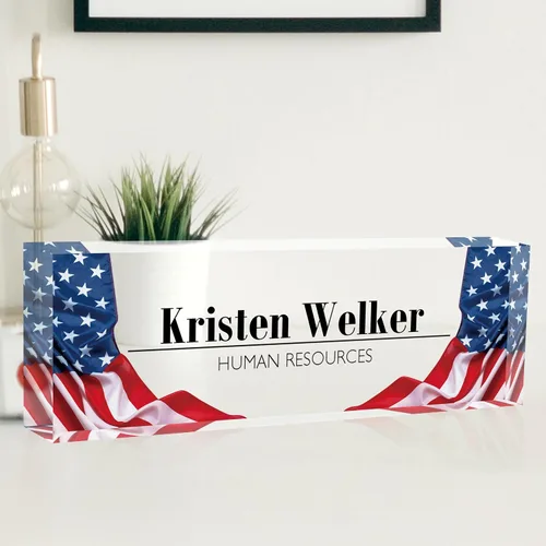 Vista 14 de Placa de nombre de escritorio personalizada, placa de identificación acrílica personalizada para decoración de escritorios, regalos