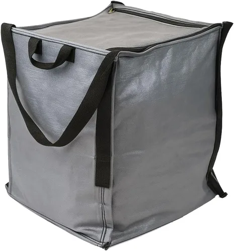 Vista 12 de DURASACK XL - Bolsas de almacenamiento resistentes con cremallera de 48 galones, color negro