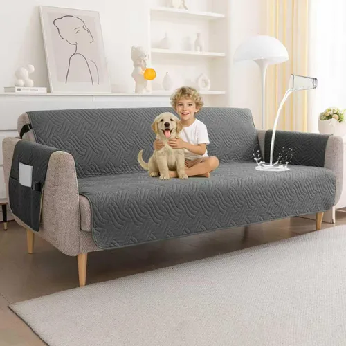 Vista 14 de Deep Dream Fundas impermeables para silla reclinable, funda antideslizante para sofá reclinable, protector de muebles para niños perezosos, funda