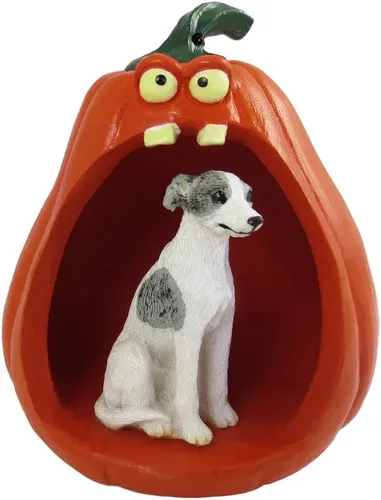 Vista 227 de Conversation Concepts Figura de Corgi galés de Halloween y calabaza Welsh Corgi Pembroke