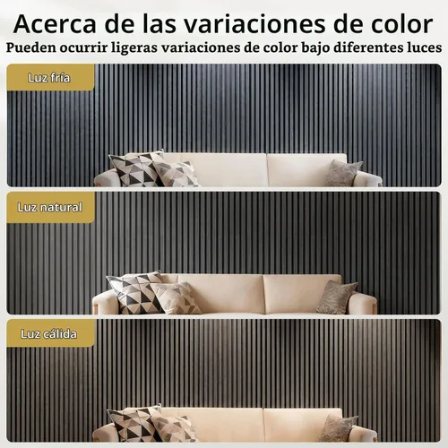 Vista 7 de TONOR Paneles de pared de madera para decoración de paredes interiores, paquete de 2 unidades de 47.2 x 23.6 pulgadas