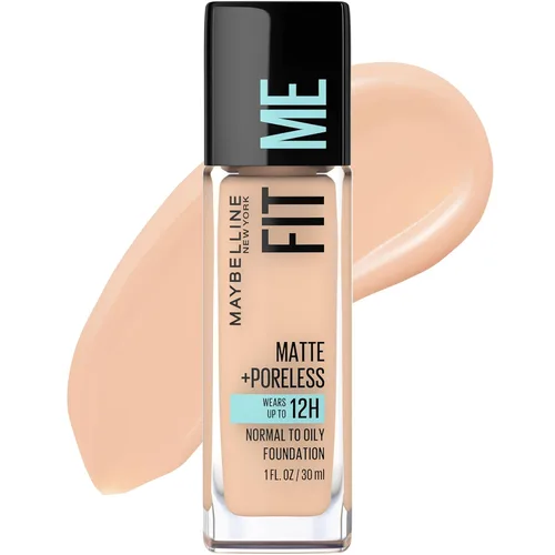 Vista 15 de Maybelline New York Fit Me Matte + Poreless Base Líquida, Formato de Bolsa, 220 Natural Beige, 1.3 onzas 220 Beige natural