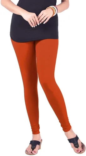 Vista 36 de ladyline Leggings Churidar elásticos de algodón para mujer Extra largos de longitud completa de cintura alta Talla regular y grande Pantalones