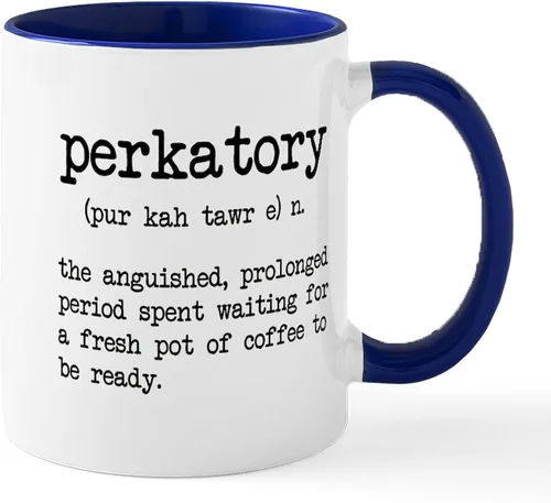 Vista 7 de CafePress Perkatory Mugs - Taza de café de cerámica de 11 oz (11.0 fl oz)