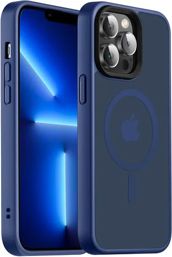 Vista 14 de Funda magnética fuerte para iPhone 13 Pro [protección de grado militar de 10 pies] compatible con MagSafe a prueba de golpes, funda delgada de 6.1