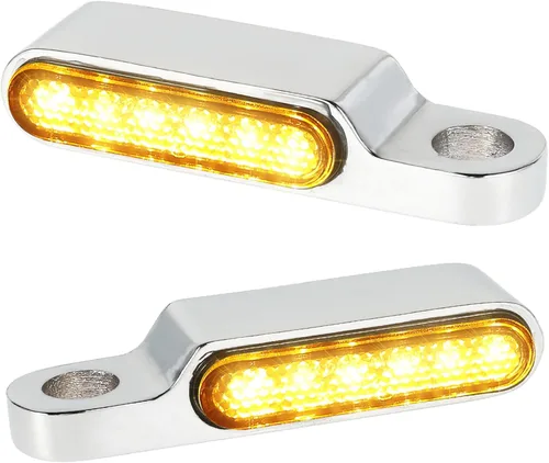 Vista 8 de Evomos Motocicleta Mini LED Luz de señal de giro 0.315 in Indicador Luz intermitente Luz intermitente Lámpara intermitente