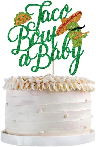 Vista 15 de A Wild One is on the Way - Decoración para tartas con temática de animales de la selva, decoración temática tropical hawaiana, baby shower, fiesta