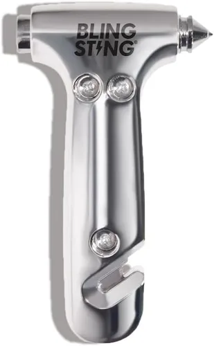 Vista 13 de Martillo de seguridad – Herramienta de escape automotriz de emergencia con rompeventanas, cortador de cinturón de seguridad y correa ajustable