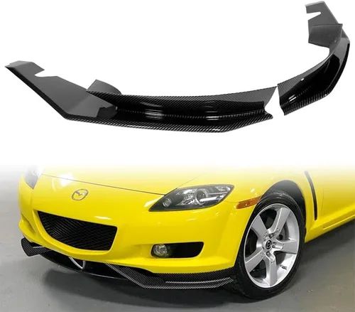 Vista 9 de EPARTS - Juego de 2 piezas de plástico ABS para parachoques delantero estilo MS, protección compatible con Mazda RX-8 2004, 2005, 2006, 2007, 2008