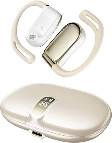 Vista 7 de Auriculares de oreja abierta, 0.28 onzas, ligeros, de próxima generación, Bluetooth 5.4, conducción de aire, auriculares inalámbricos con graves