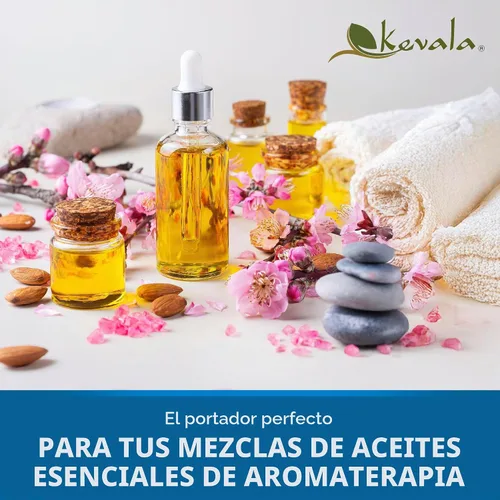 Vista 7 de Kevala Aceite de almendras dulces - 1/2 gal, 64 oz, aceite prensado en frío con vitamina E