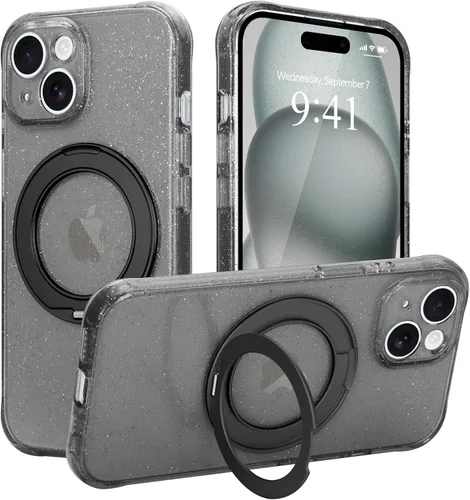 Vista 36 de Funda para iPhone 16 Pro Max, compatible con Magsafe, color negro