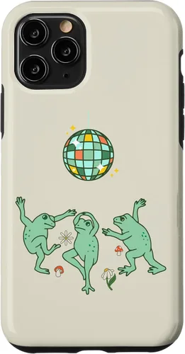 Vista 29 de Funny Frog Disco Dance 70s 80s Groovy Hippie Funky Party Case para iPhone 16