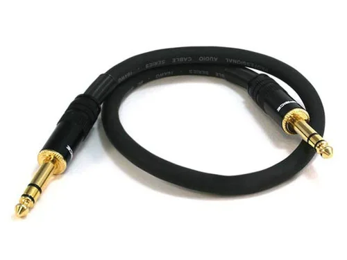 Vista 14 de Monoprice Cable TRS macho a macho de 1/4 pulgadas de la serie Premier de 50 pies, 16AWG (chapado en oro)