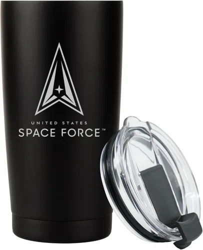 Vista 12 de Military Gift Shop - Vaso de 20 onzas de la Fuerza Aérea, taza de café de acero inoxidable de doble pared con tapa Regalos de la Fuerza Aérea