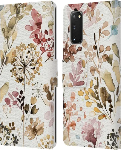 Vista 16 de Head Case Designs Officially Licensed Ninola Beige Wild Grasses Leather Wallet Case Compatible with Samsung Galaxy A07 4G