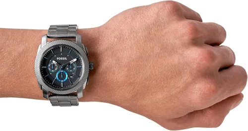 Vista 4 de Fossil Machine - Reloj cronógrafo de cuarzo con caja de acero inoxidable para hombre